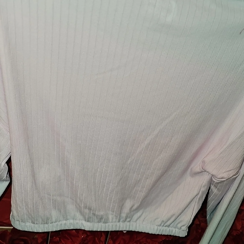 Sugar & Jade NWT Pastel Ombre Long Sleeve Top Tie Waist Size Small (8)